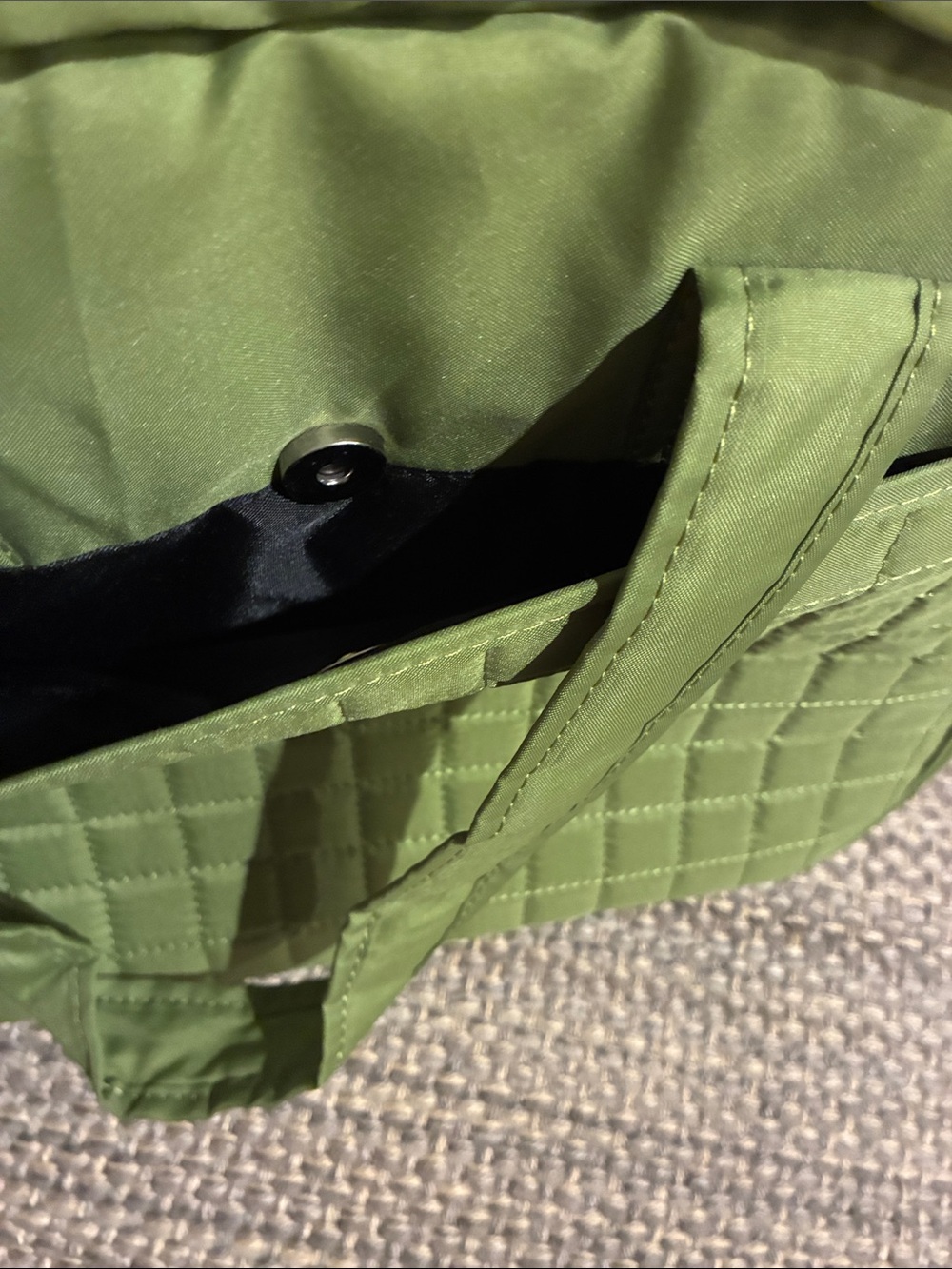GAIAM Olive Green Quilted Tote - Picture 5 of 8